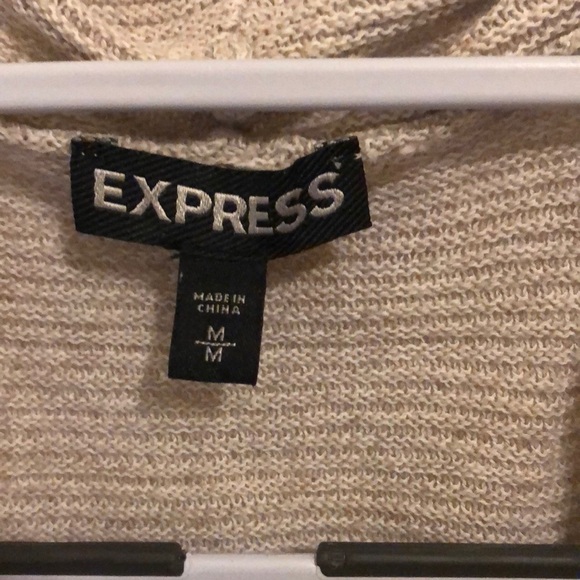 Express tan cardigan (medium) - Picture 2 of 2